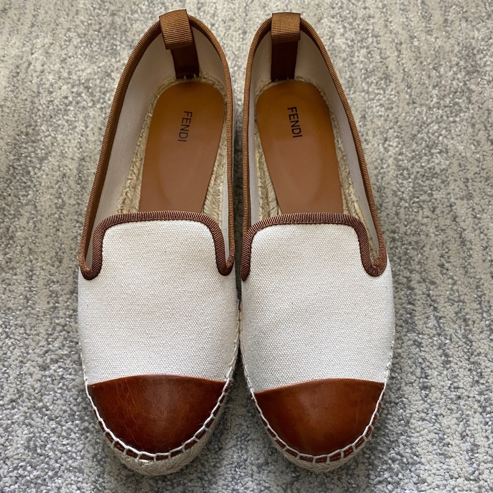 Fendi Canvas Espadrilles